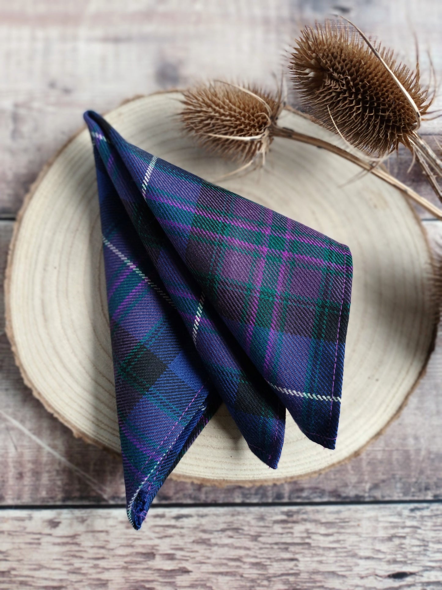 Pride of Scotland Tartan Pocket Square