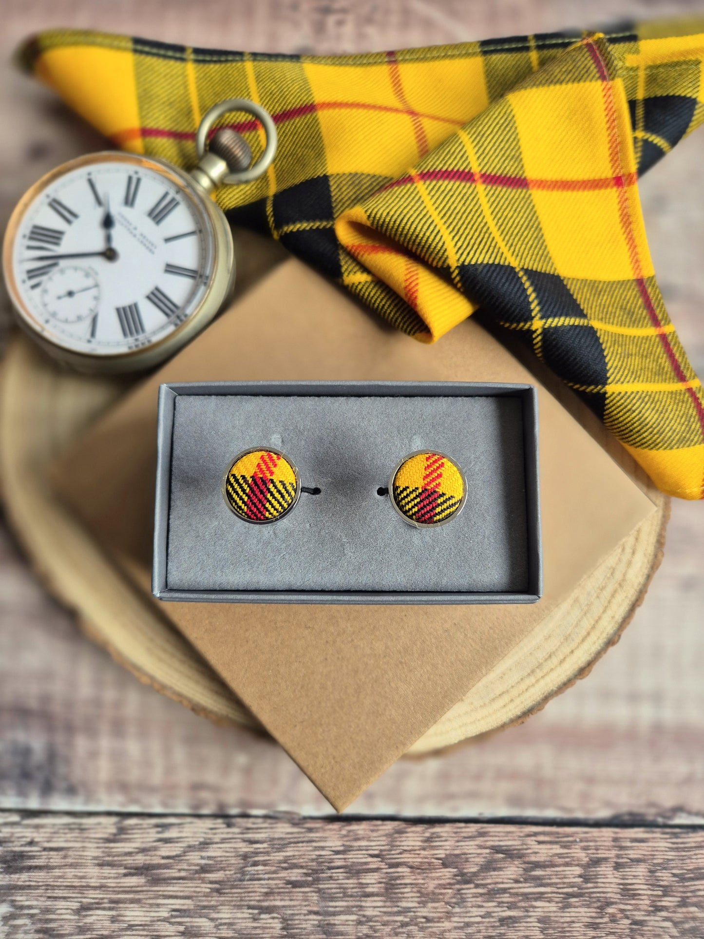 MacLeod of Lewis Tartan Cufflinks