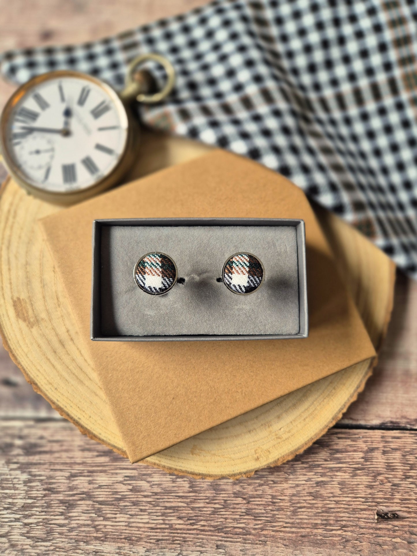 Burns Tartan Cufflinks