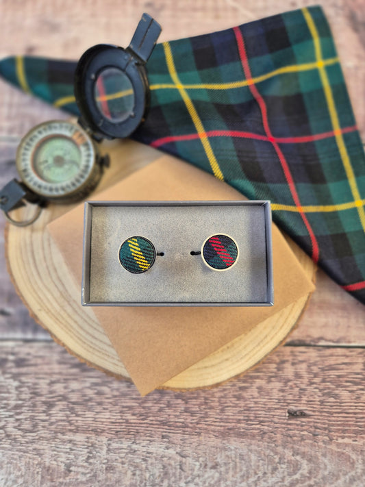 Farquharson Tartan Cufflinks