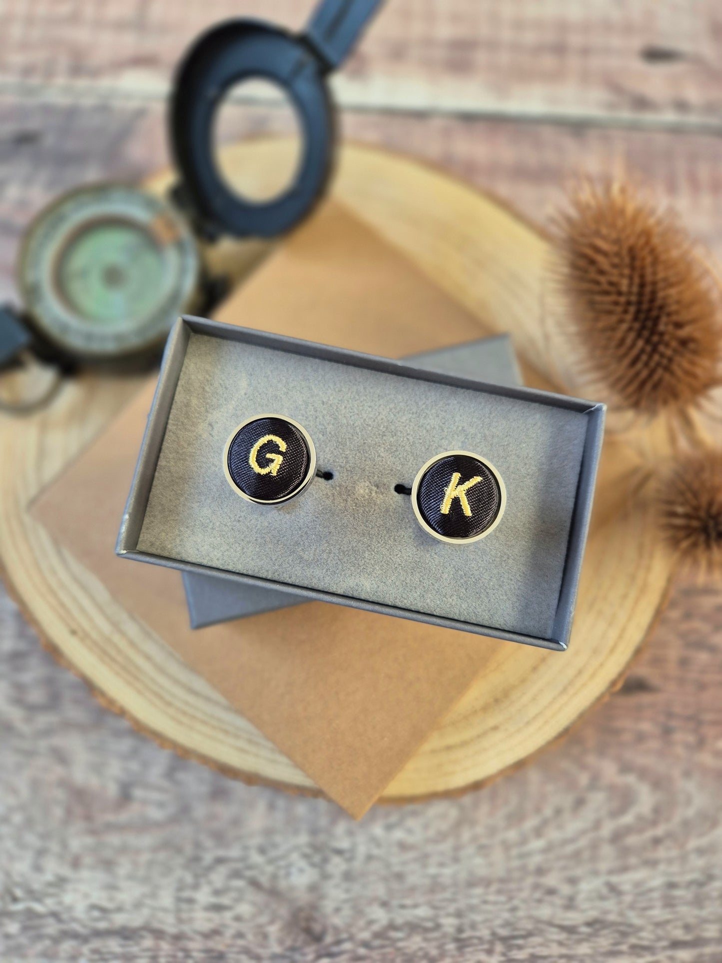 Monogrammed Cufflinks